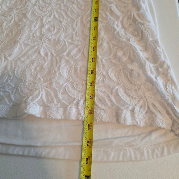 Calvin Klein White Lace Dress Size 6 - Picture 5 of 8